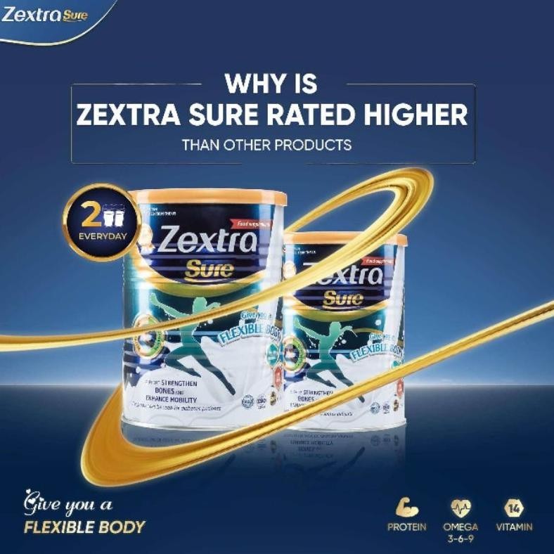 PRODUK TERBARUUU ZEXTRA SURE GOLD MILK SUSU PERSENDIAN OTOT DAN TULANG KEBAS KESEMUTAN
