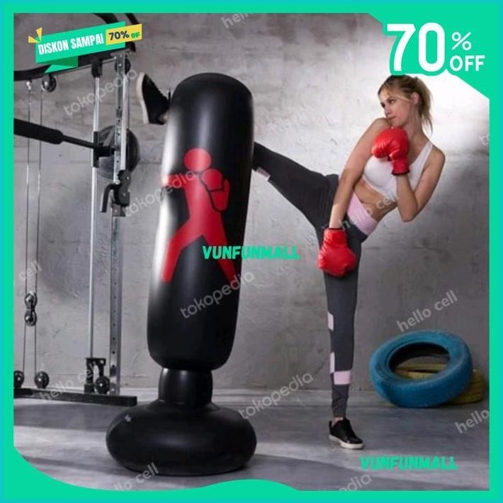 SAMSAK BALON BERDIRI SANSAK TINJU TAEKWONDO SILAT 160CM BEST PRODUK 