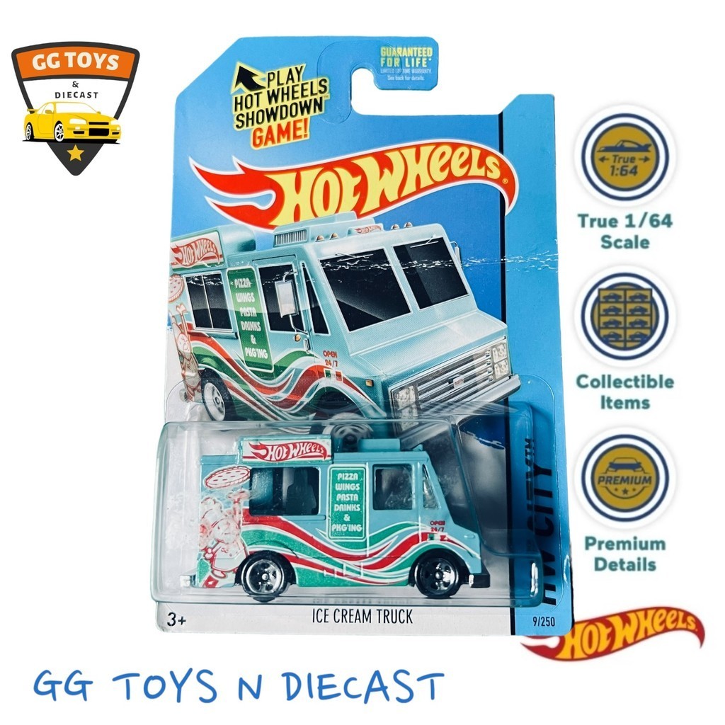 Hotwheels HW Bluecard Van Ice Cream Truck