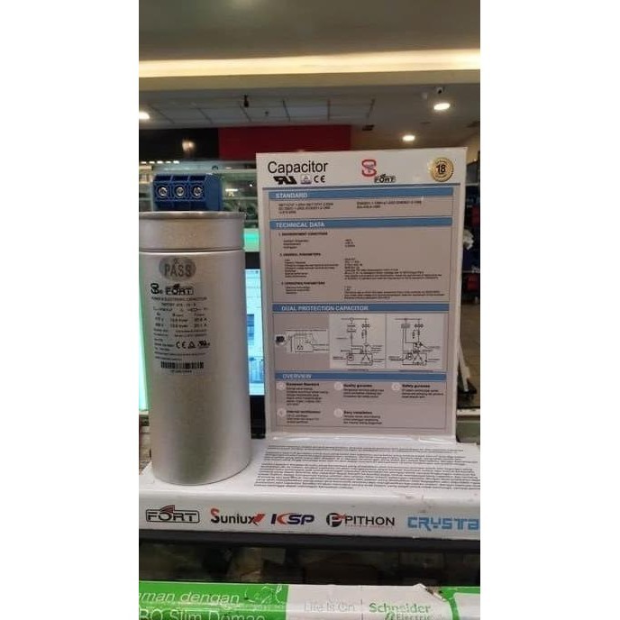 Capacitor 10 Kvar 415V TMPDSY-415-10-3 Kapasitor Bank Fort 10kvar 415v