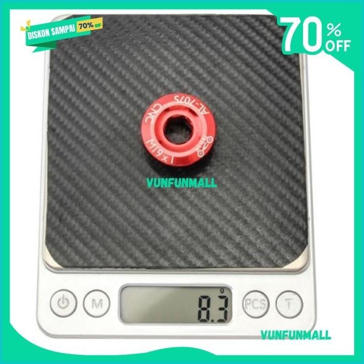 BAUT TUTUP PENUTUP COVER CRANK ENGKOL SEPEDA M19 HOLLOWTECH HT2 KIRI BEST PRODUK 