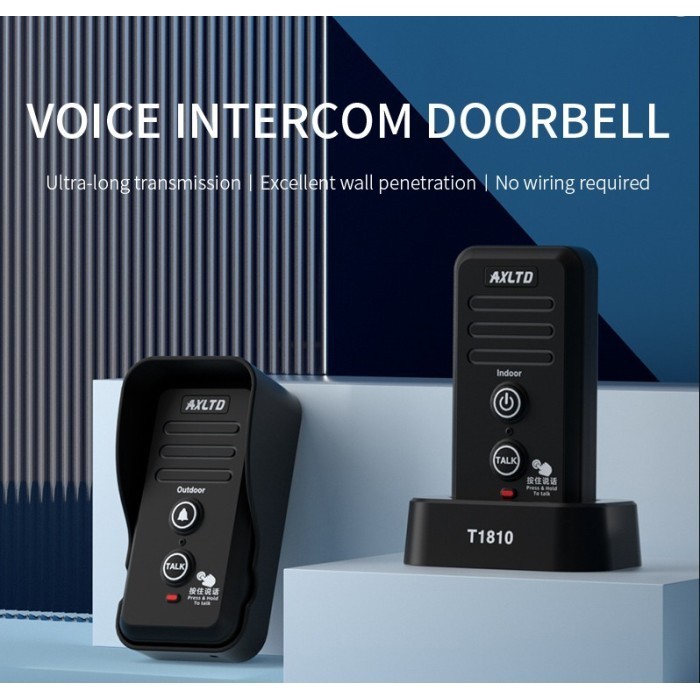 interkom rumah Two-Way Wireless Audio Doorbell - Bel Pintu Rumah Voice