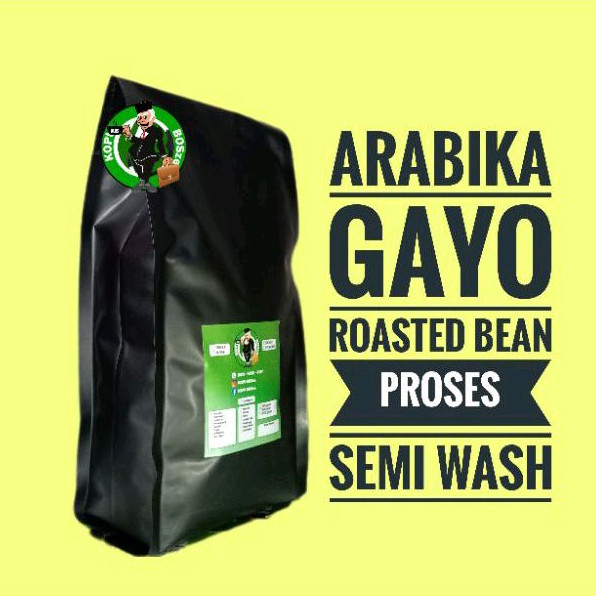 

Kopi Aceh Gayo Arabika 1 kg (Coffee Arabica) Biji/Bubuk Proses Semi Wash Grade1 Premium Roast Bean termurah terlaris