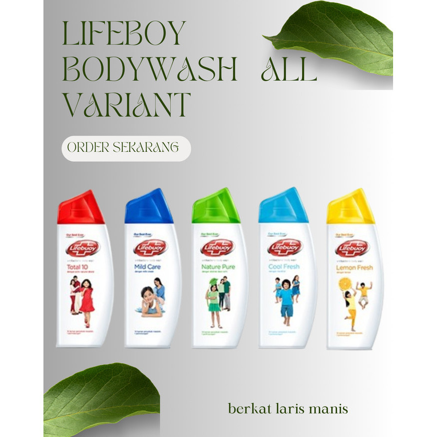 

LIFEBUOY SABUN MANDI CAIR BOTOL 100ML LIFEBOY BODY WASH