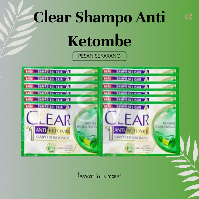 

CLEAR SAMPO RENCENG ANTI KETOMBE ICE COOL MENTHOL 2X5ML
