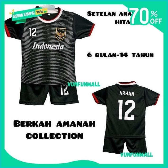 SETELAN BAJU ANAK TIMNAS INDONESIA/ BAJU BOLA ANAK TIMNAS INDONESIA BEST QUALITY 