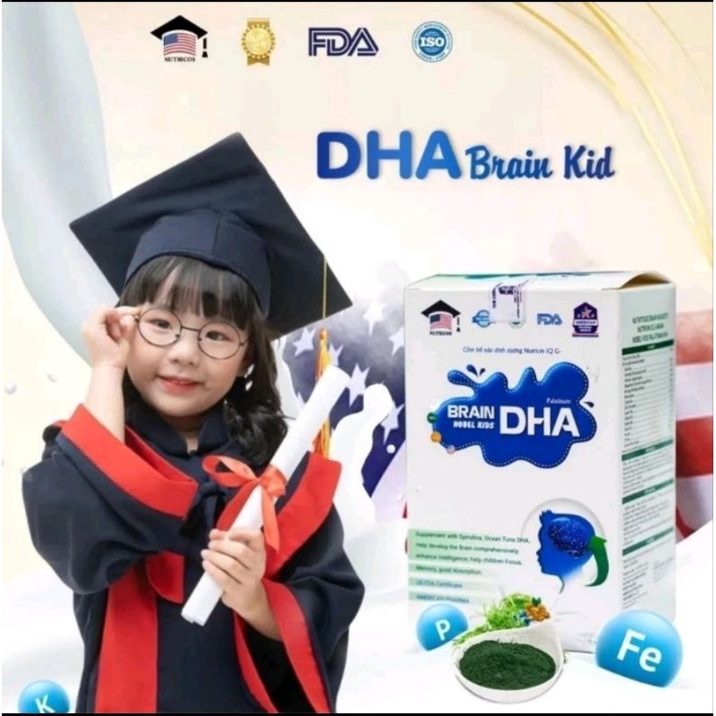 DHA BRAIN KID NUTRISI VITAMIN OTAK ANAK CERDAS - DHA PENGEMBANGAN OTAK ANAK ORIGINAL