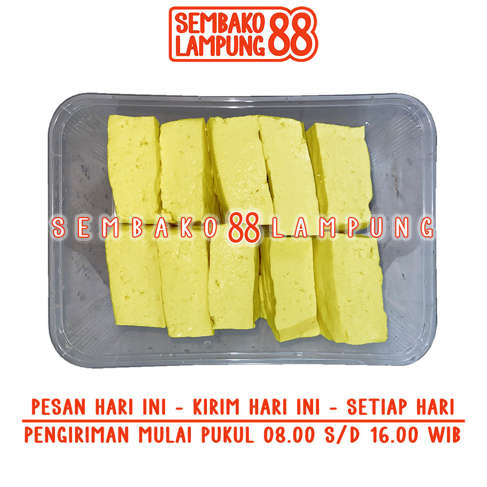 

Tahu Kuning 1 Pack Isi 10 Pcs | Sembako Lampung 88