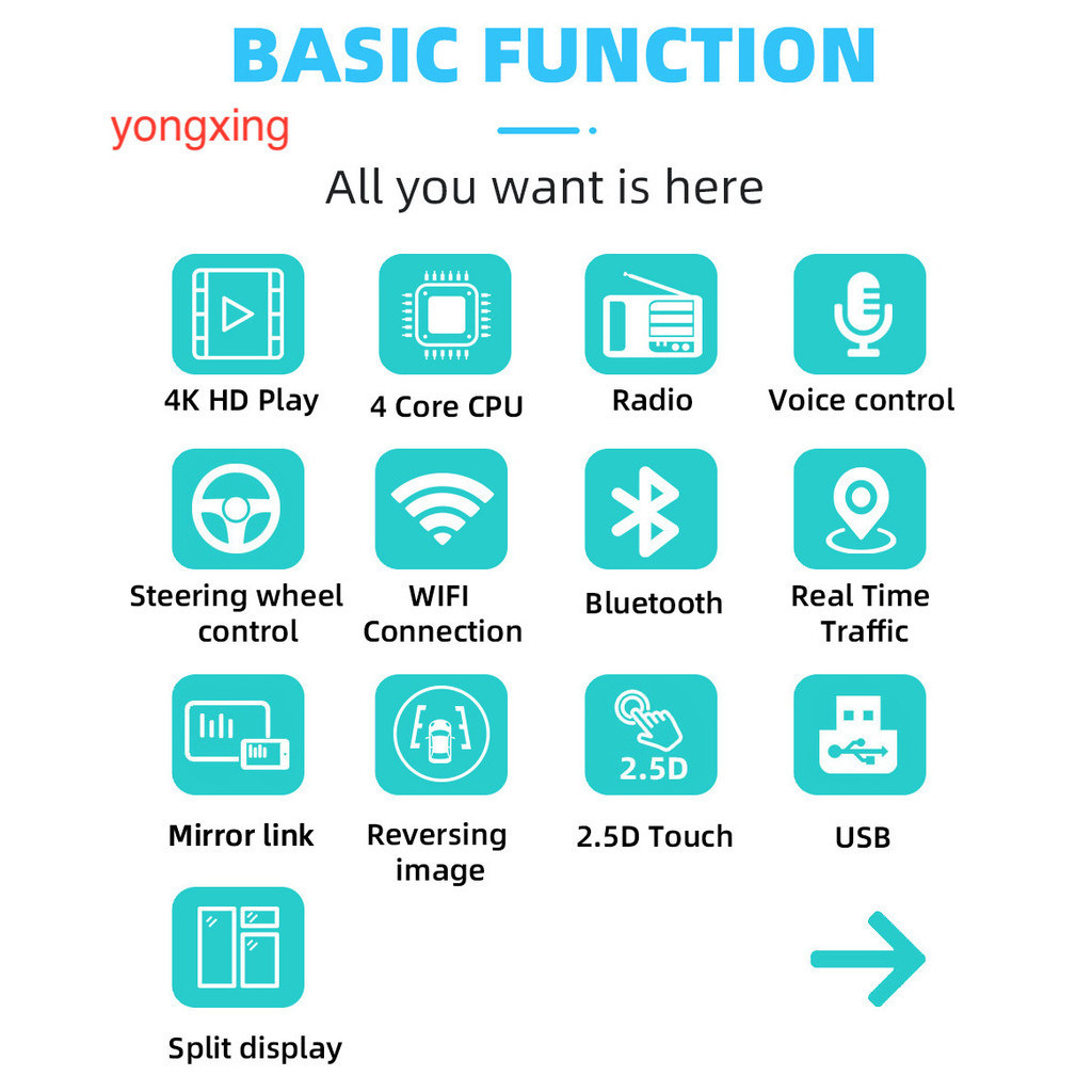 Head Unit Android Toyota Innova Navigation Bluetooth 10 inch