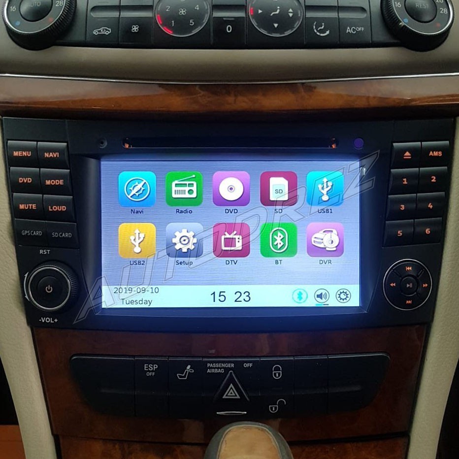 Head Unit Mercy Mercedes E-Class W211 Android 2002 - 2007 Taiwan Termurah