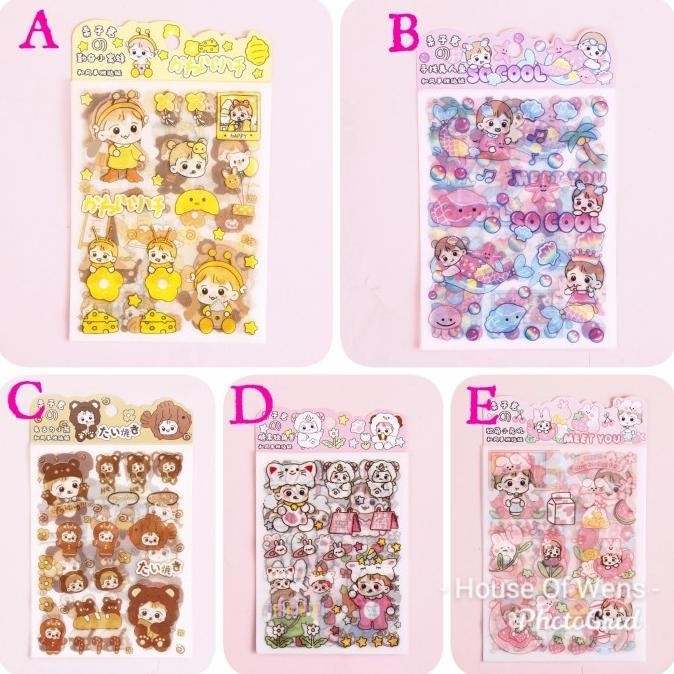 

New Sale Sticker Cute Deco Sticker - Stiker Anak Lucu Set Terbaik