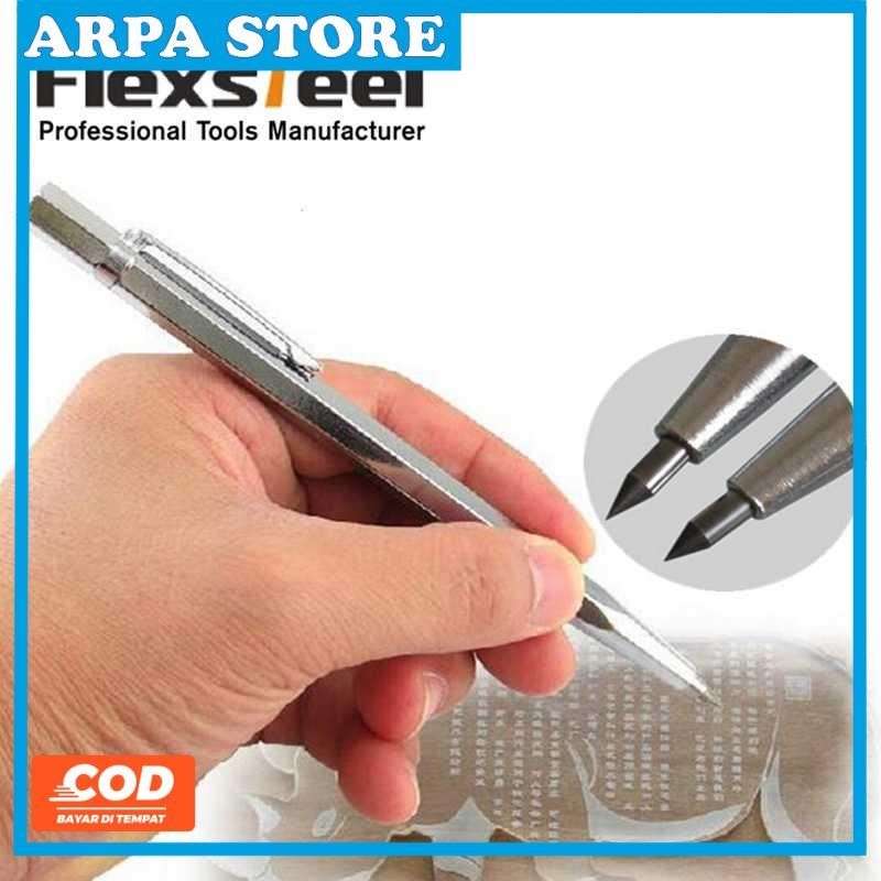 

FlexsTeel Pena Ukir Metal Scriber Tungsten Carbide Tip