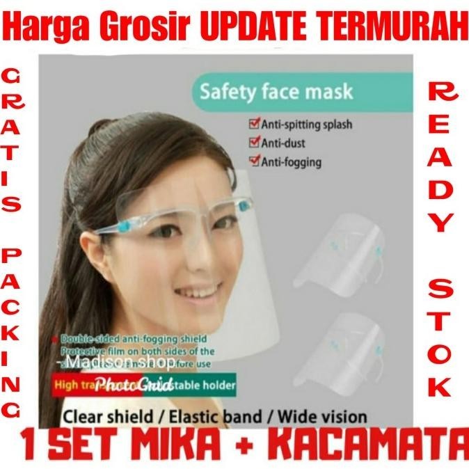 OLH - Faceshield Kacamata Nagita Grosir Face Shield Artis Murah Anak Box TERLARIS