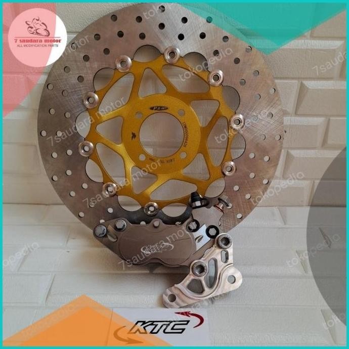 cakram psm 300mm + kaliper ktc 4p full cnc motor rx king new  13m4yZ4