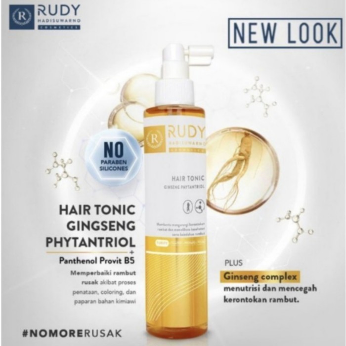 Rudy Hadisuwarno Hair Tonic Ginseng Plus Phytantriol 220 Ml