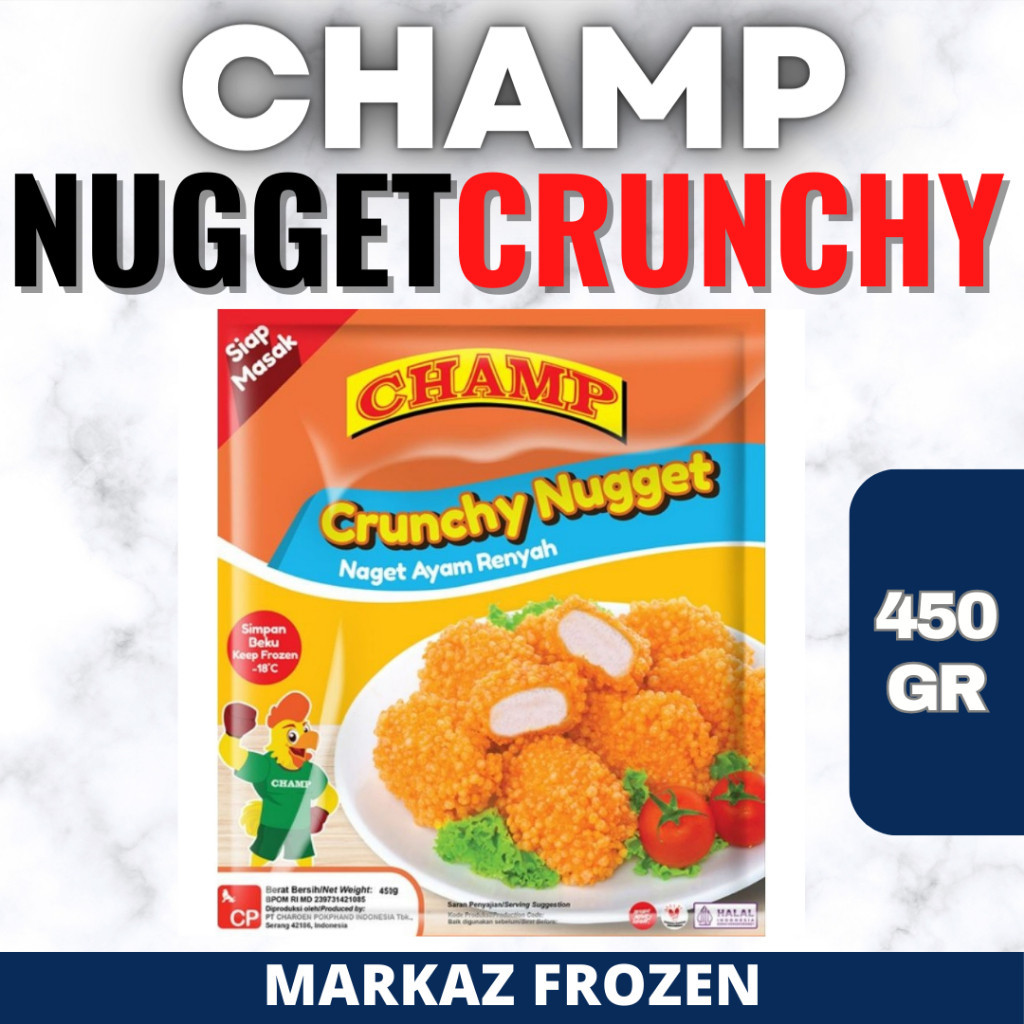 

CHAMP NUGGET CRUNCHY 450GR (10/Q)