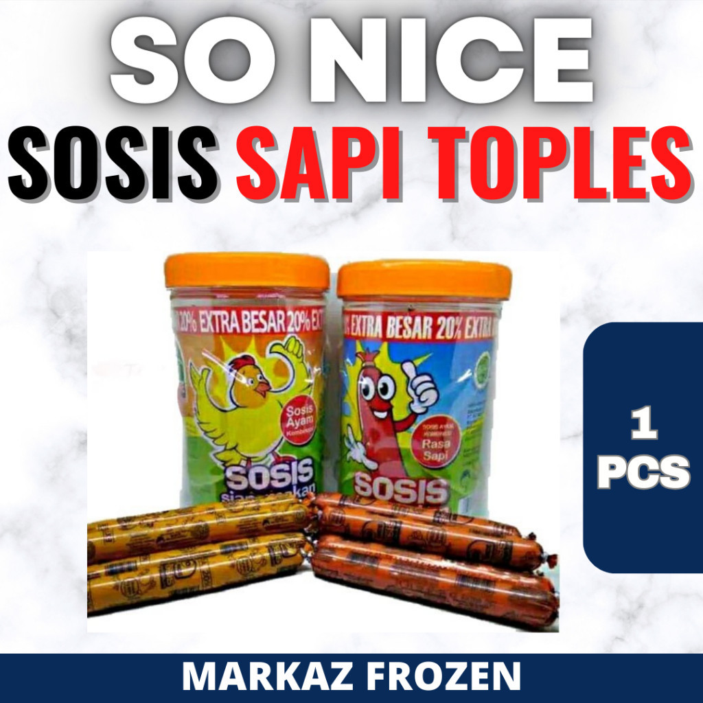 

SO NICE SOSIS TOPLES RASA SAPI