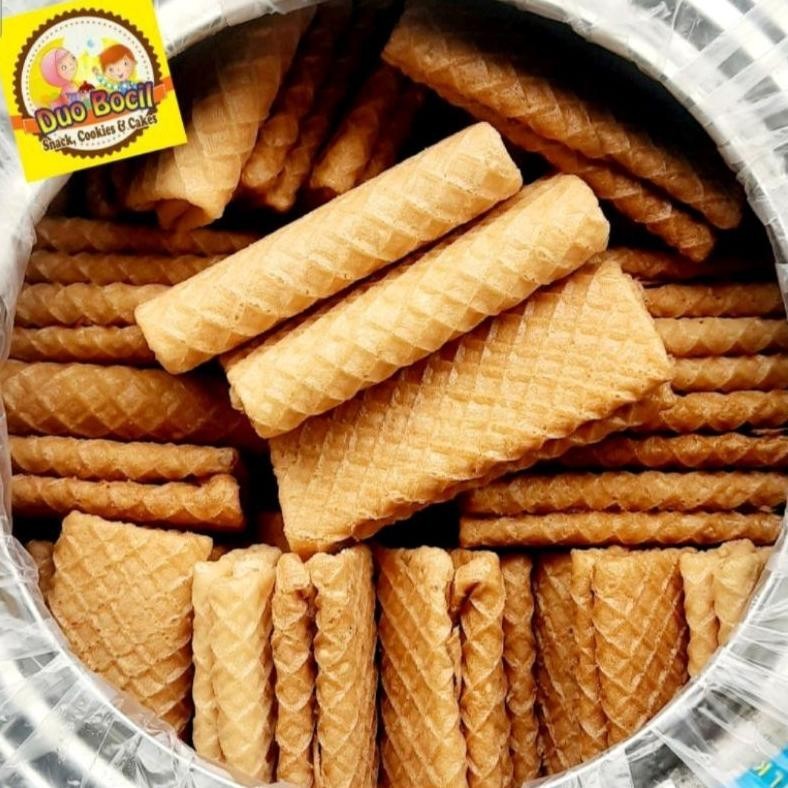 

Kue Dompet Semprong Manis 1 Kg - Duo Bocil Snack