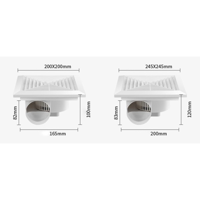 Exhaust Fan Plafon 10Inch /12 Inch Exhaust Fan Dapur /Exhaust Fan Dind