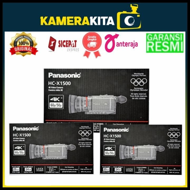 Panasonic Hc-X1500 Uhd 4K Hdmi Pro Camcorder / Panasonic Hc-X1500 4K