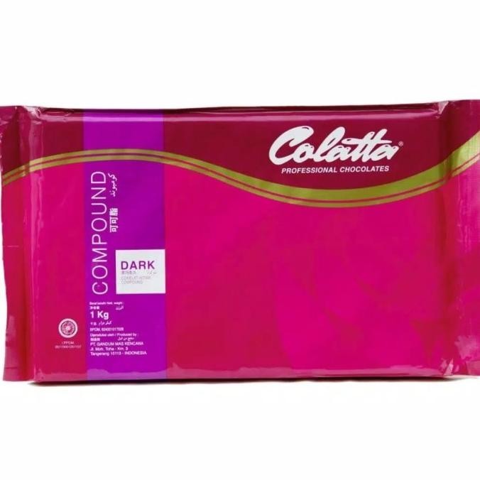 

Colatta Coklat Batang Dark Chocolate Compound Cokelat Leleh Blok 1Kg TA