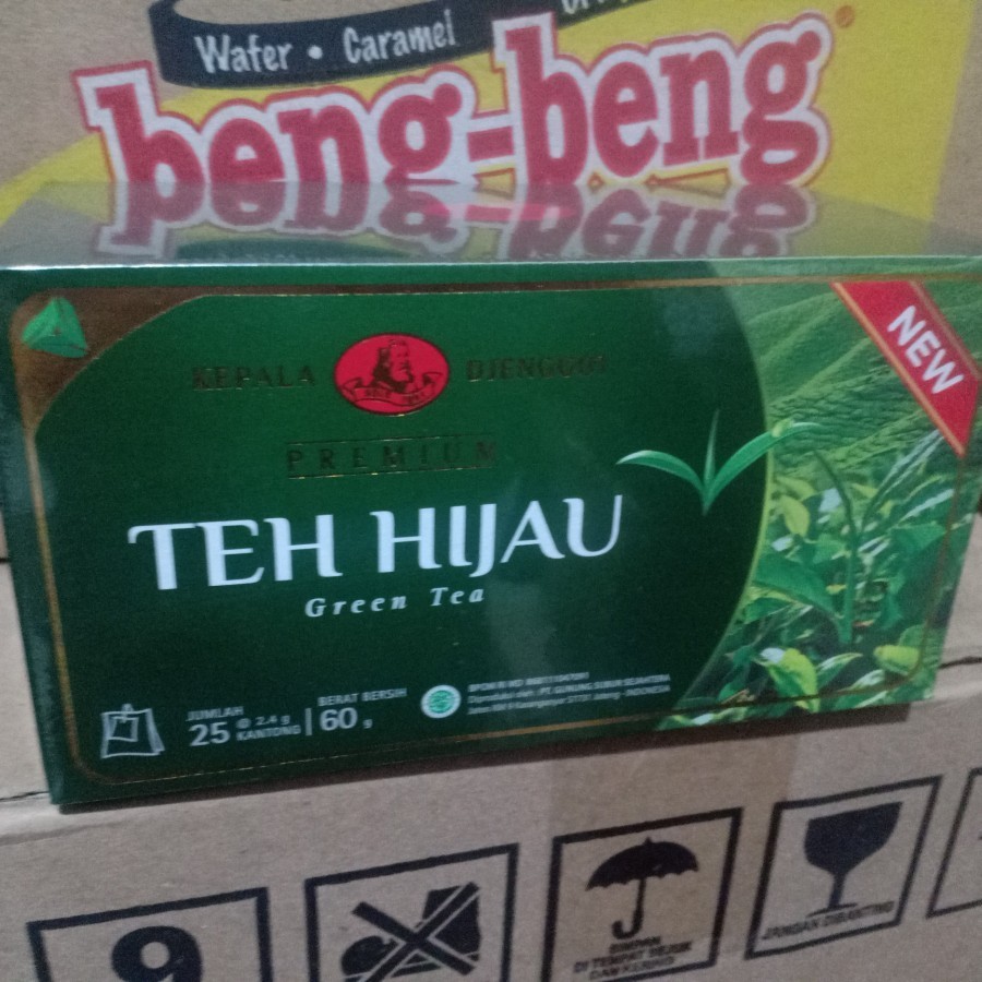 

GREEN TEA Premier Kepala Djenggot 25 Kantong NIKMAT Teh Hijau