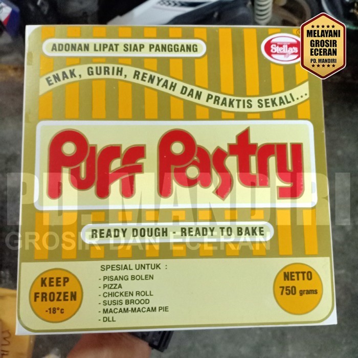 

Terlaris STELLA PUFF PASTRY 750 GR SALE