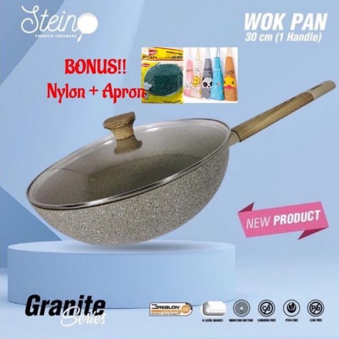 Stein Cookware Wok Pan 30 Cm Santypurnama75