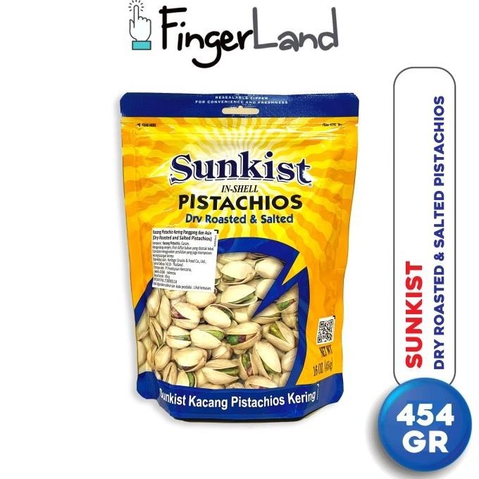 

SUNKIST Dry Roasted Pistachio 454 gram Kacang Pistachio Panggang