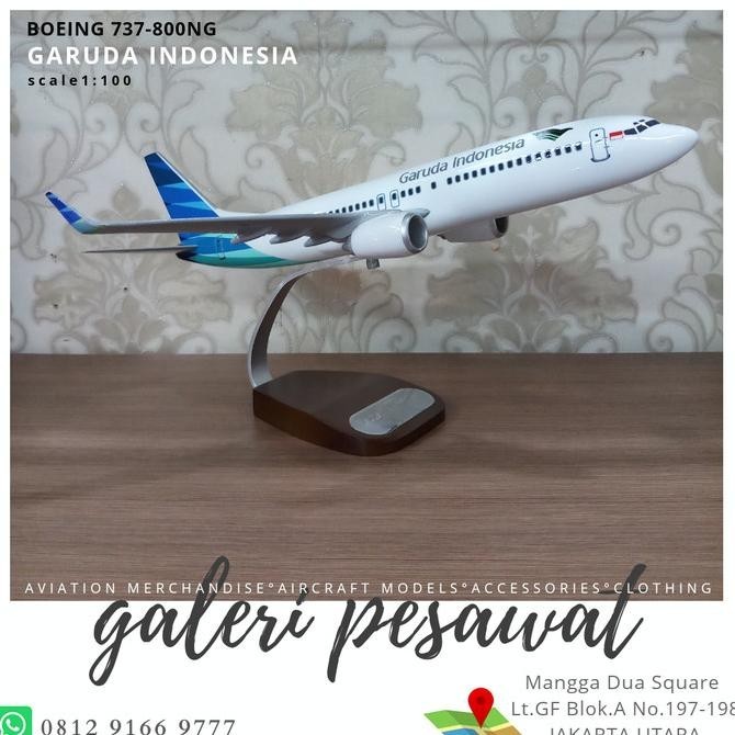 Miniatur Pesawat GARUDA INDONESIA B737-800NG