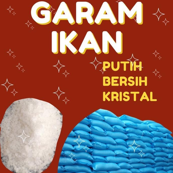 GARAM KASAR LOKAL - GARAM KROSOK - GARAM IKAN - GARAM 1KG