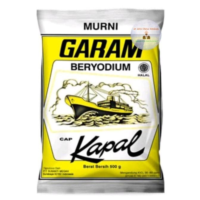 

Garam cap kapal 500 gram ( isi 20pcs /Ball)