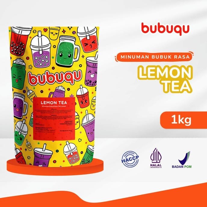 

Bubuqu Powder Drink Lemon Tea - Bubuk Minuman Teh Lemon 1 Kg