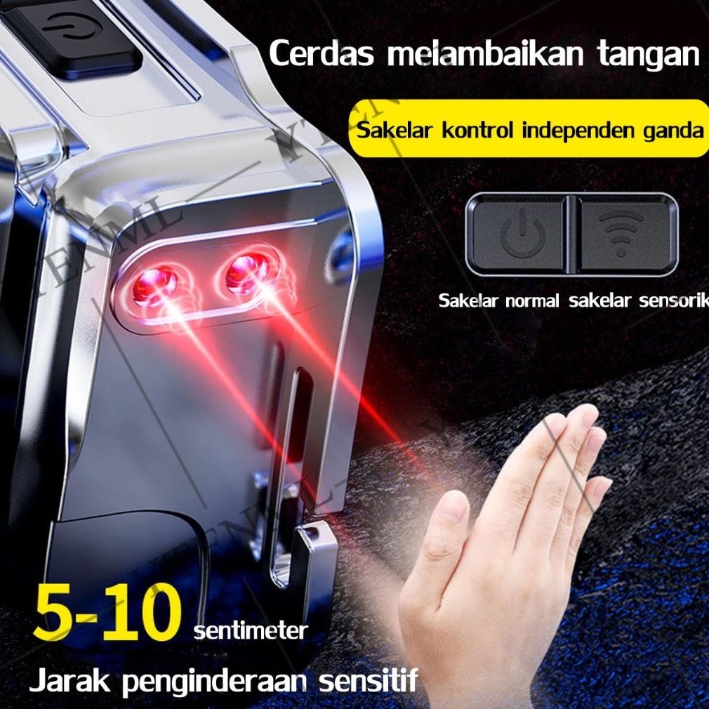 100W Senter Kepala Senter Kepala Super Terang Senter Kepala Tahan Lama 50 Jam Led Senter Super Teran