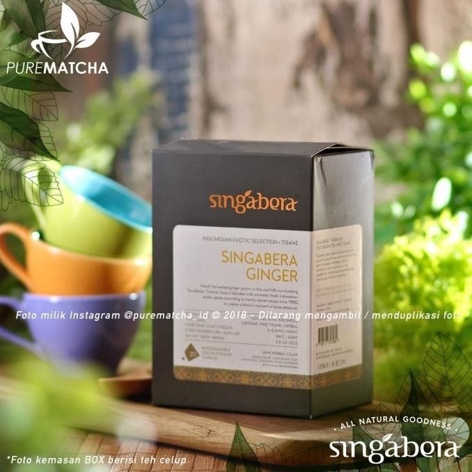 

Singabera - Ginger Tisane Box isi 20tb Teh Singabera Premium