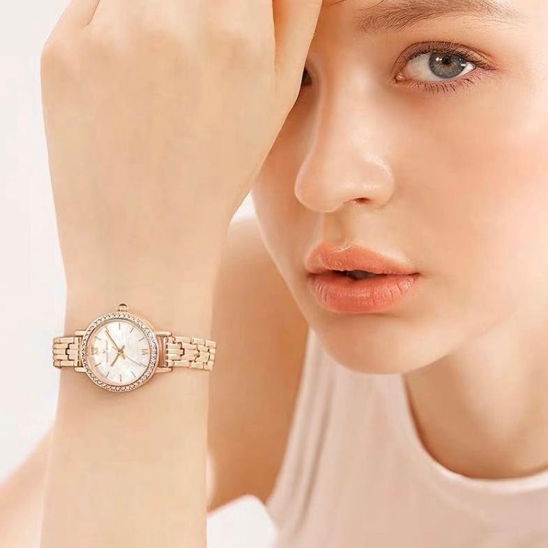 CR - Jam Tangan Rantai Mini Moon Jam Analog Quartz Fashion Elegant CA053 TERLARIS