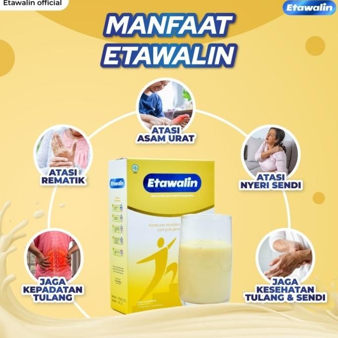 

Paket 1 Box Susu Etawalin Atasi Nyeri Tulang Dan Sendi HTS