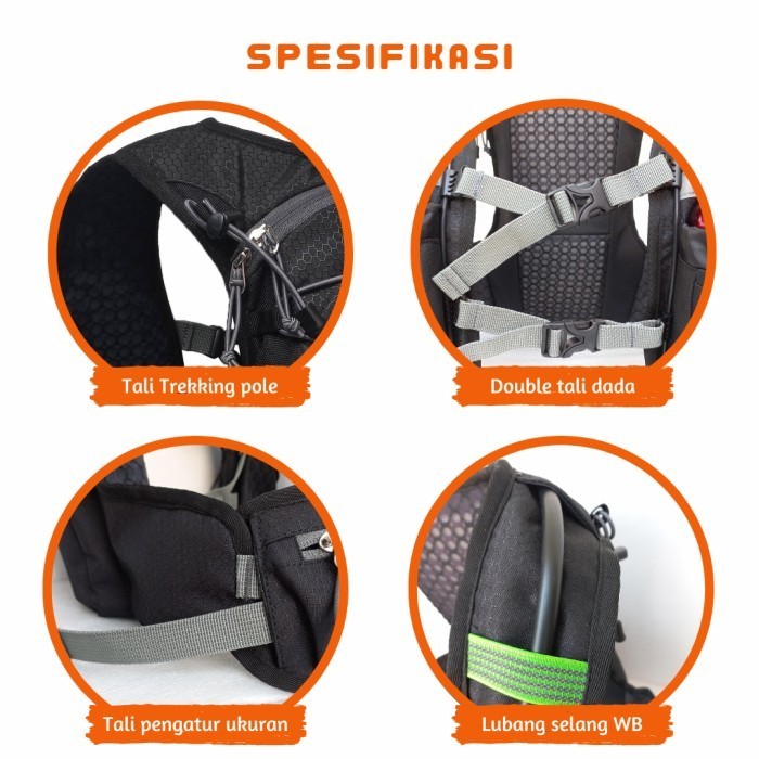 Reuma - Hydropack/ Tas Lari Punggung/ Tas Running/ Running Vest
