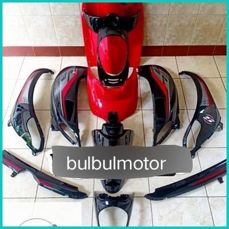 full body bodi halus scoopy fi 2015-2016 hitam merah 13m4yZ4 sparepart