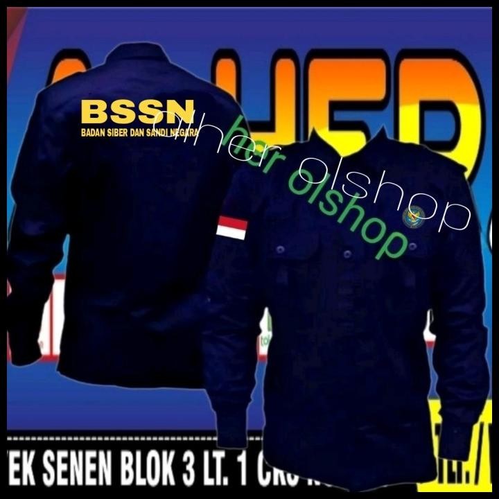 Kemeja Bssn Baju Bssn Seragam Bssn Pakaian Dinas Bssn Baju Kerja Bssn