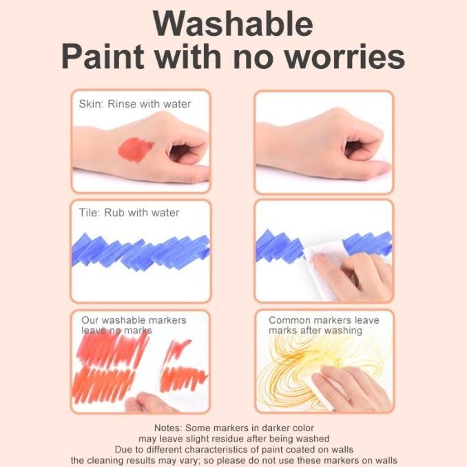 

Mideer Washable Marker Isi 12 Mainan Edukasi Anak Md4069