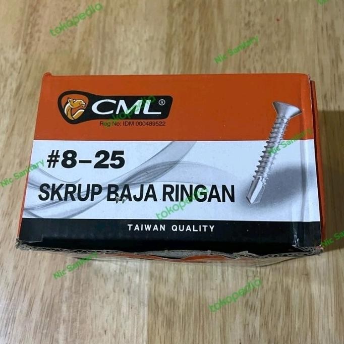 Sekrup Baja Ringan Camel 8X25 (Panjang 2,5Cm) Baut Baja Ringan Grc Sds