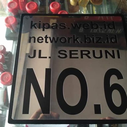 Terbaru Nomor Rumah Stainless Etching Promo Terlaris