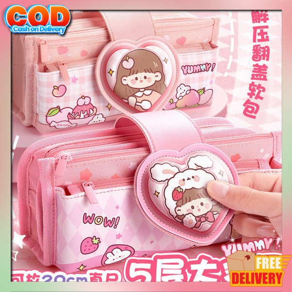 

Dusgrib Murah Trendi Poch Pancil Kotak Penyimpanan Aestetic Korean Style Pounch Multifungsi Muat Banyak Tempat Alat Tulis Untik Lucu Dusgrip Dusgrib Case Anak2 Wadah Pengsil Anak Pouch Mini Kotak Pencil Tempat Pensil Kek Kotak Pensil Lucu Pink Anak B
