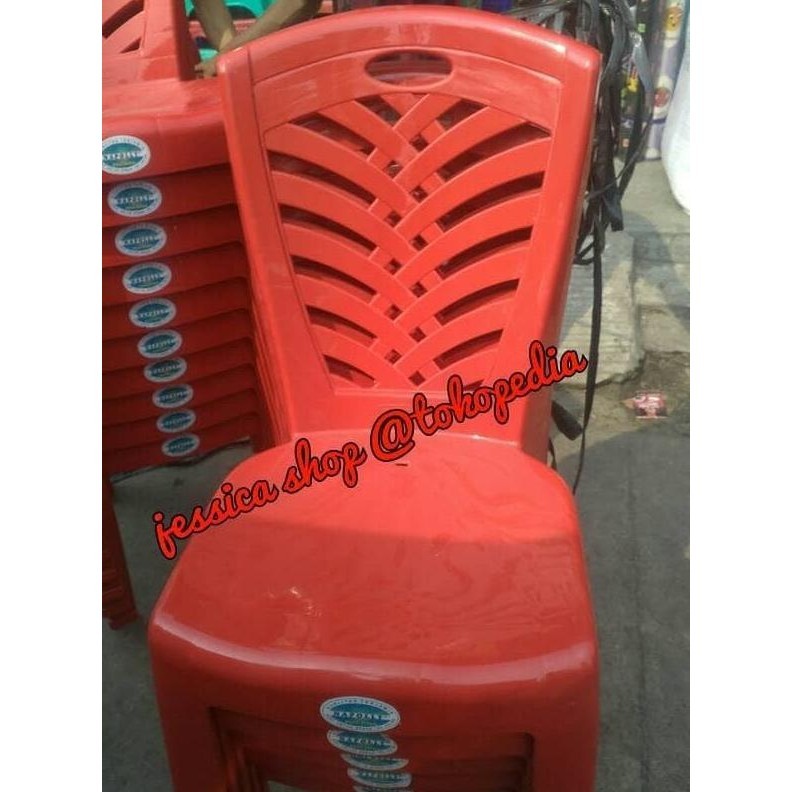 Kursi Plastik Senderan / Bangku Plastik Napolly . Lapakbuzzo