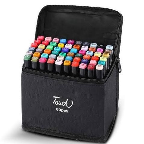 

Touch Spidol Dual Side Fine Art Marker 60/80 Double Headed Marker Set