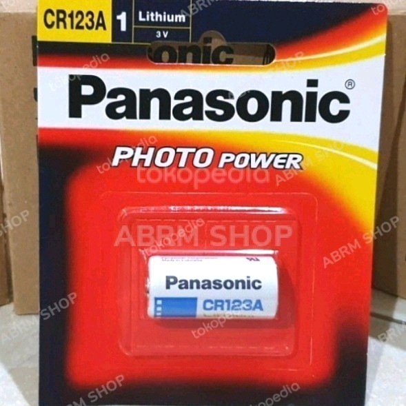 Panasonic Cr123 Cr123A 3V Lithium Baterai Batre 3V Cr123A Panasonic 3V