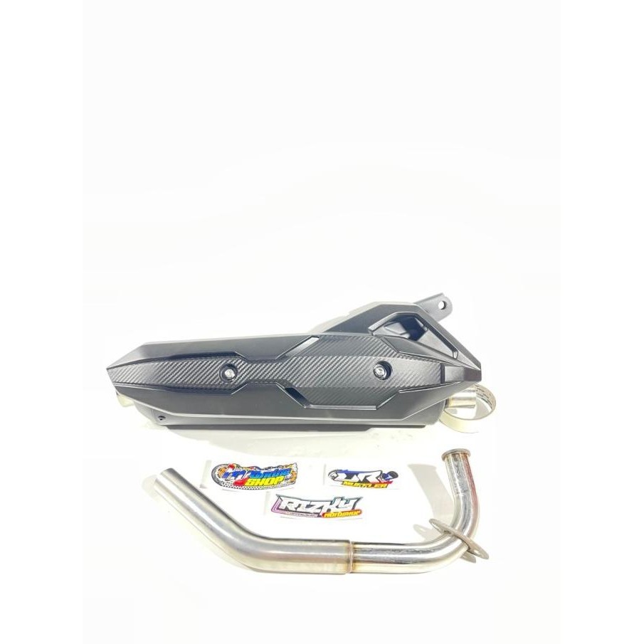 KNALPOT KONDOMAN LUSTER SILINCER VARIO BEAT DELUXE + AB OLD ORI RZ PRO