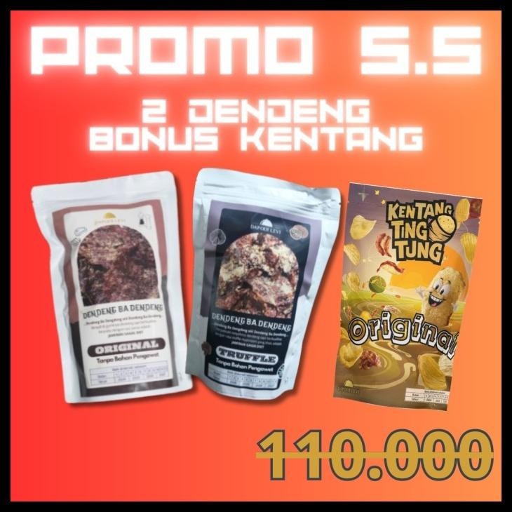 

Dendeng Original & Truffle - Bonus Kentang Originalll 100%