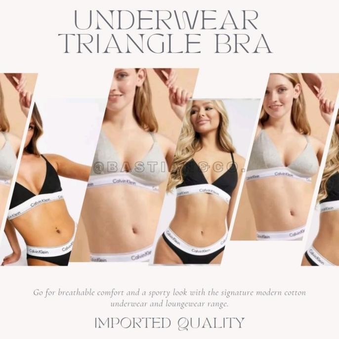 Oneset Underwear Calvin Klein Triangle Bra Women